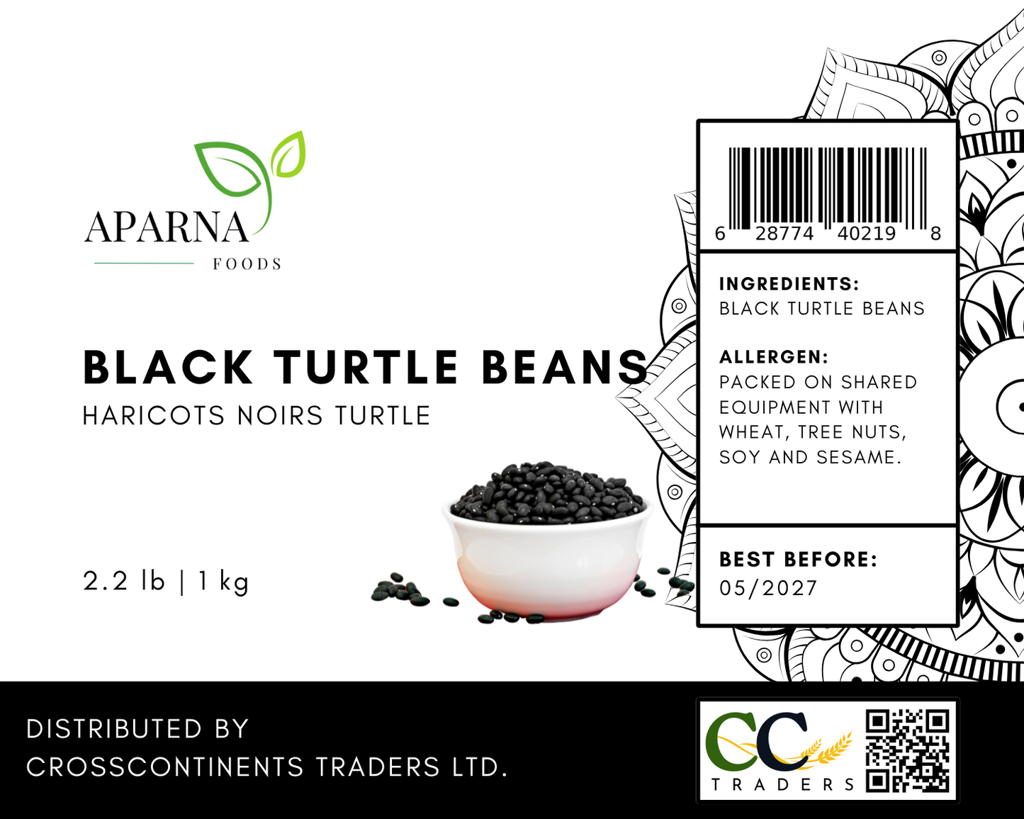 Black Turtle Beans 1 kg