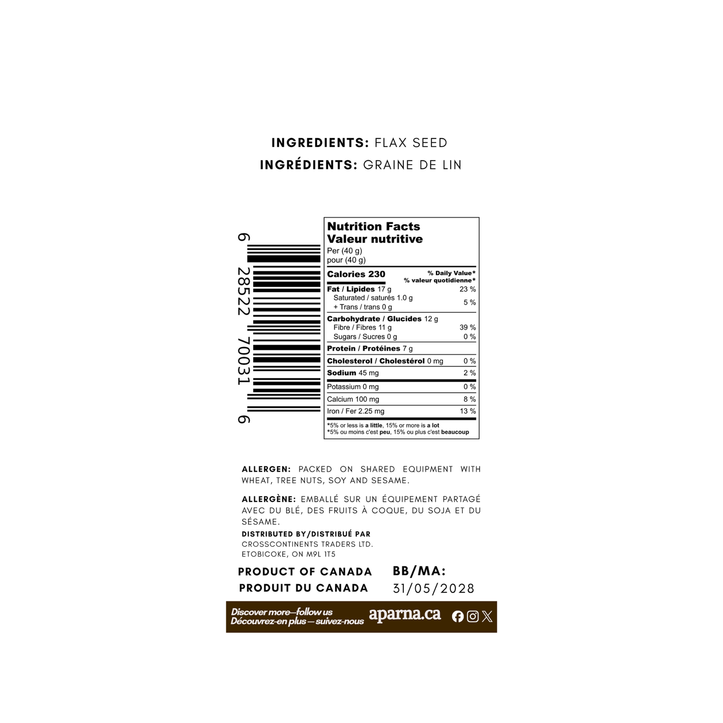 Flax Seed 625g