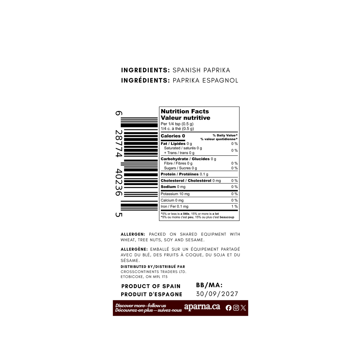 Spanish Paprika 520g