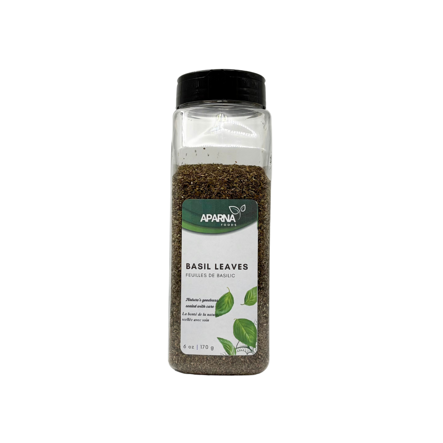 Basil leaves 170g premium dried basil by Aparna Foods in Canada
