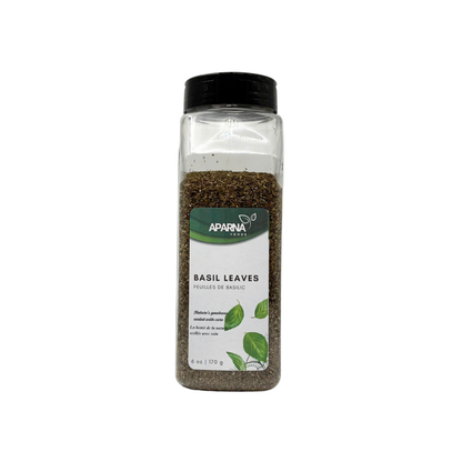Basil leaves 170g premium dried basil by Aparna Foods in Canada

