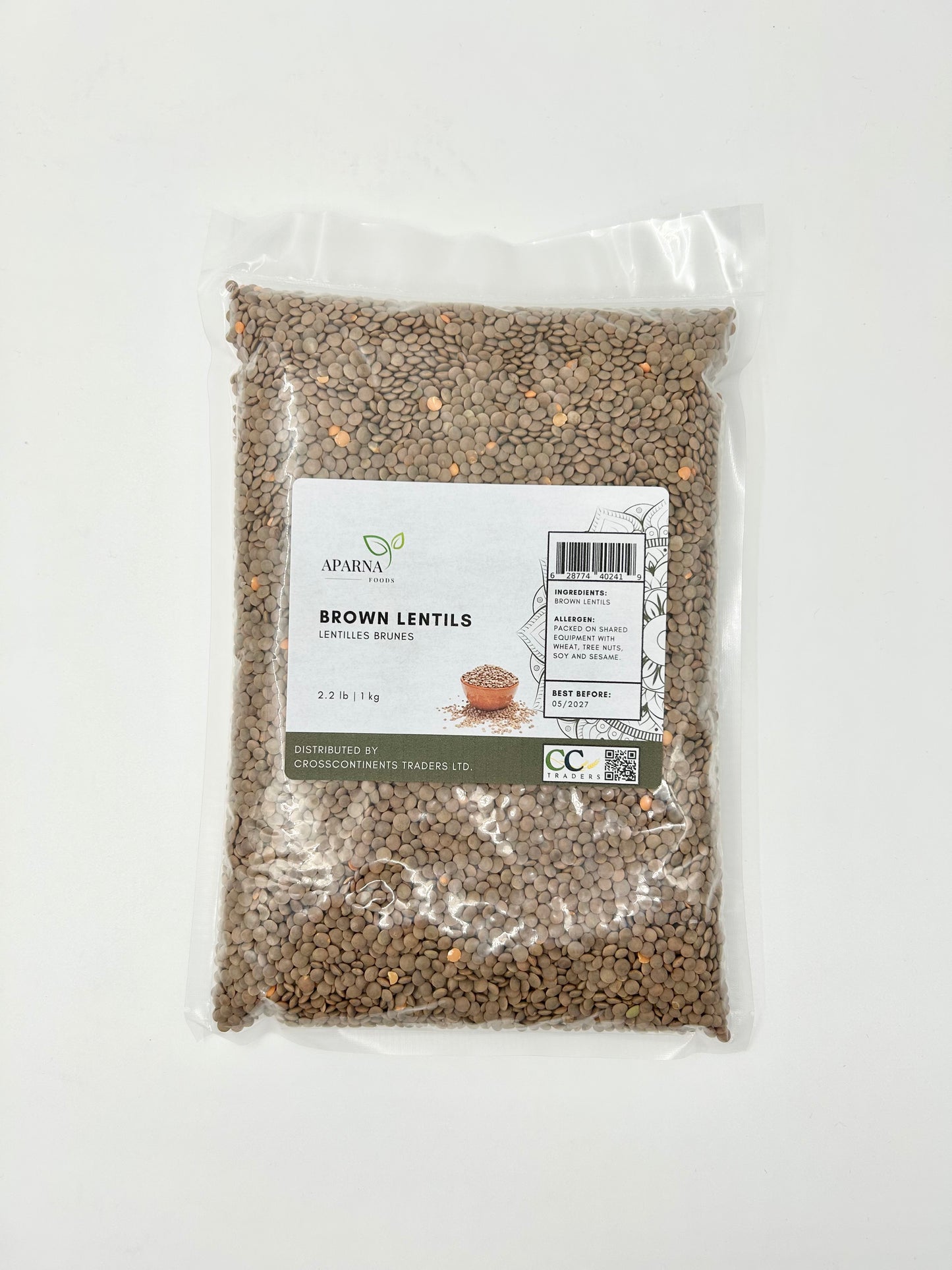 Brown Lentils 1 kg