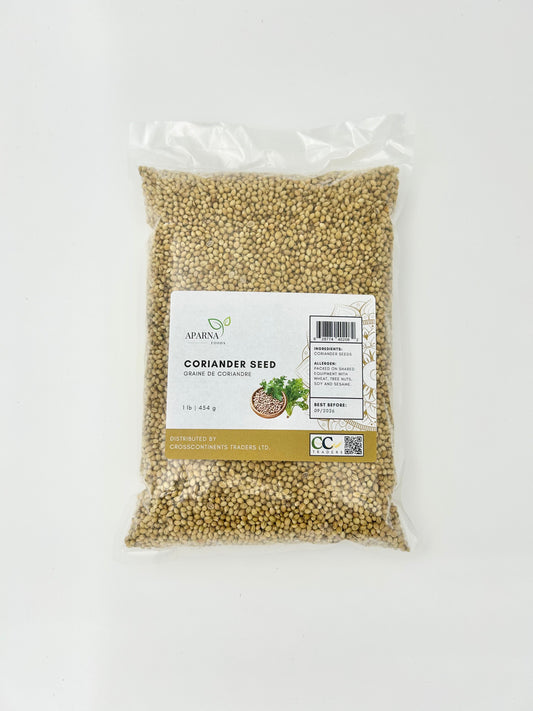 Coriander seed 1 lb premium whole spice by Aparna Foods in Canada
