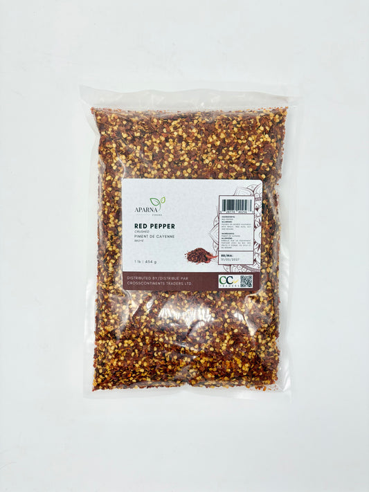 Premium crushed red pepper 1 lb sold in Canada by Aparna Foods