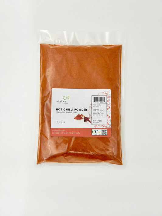 Hot chilli powder 1 lb premium spicy red chili powder by Aparna Foods in Canada
