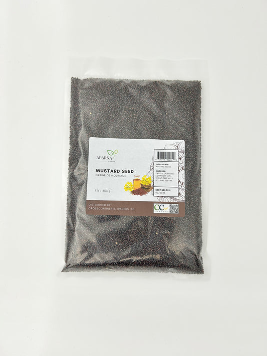 Mustard seed 1 lb premium whole spice by Aparna Foods in Canada
