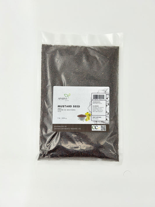 Mustard seed small 1 lb premium whole spice by Aparna Foods in Canada

