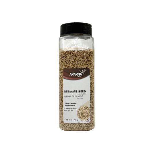 Natural sesame seed 575g premium white sesame seeds by Aparna Foods in Canada
