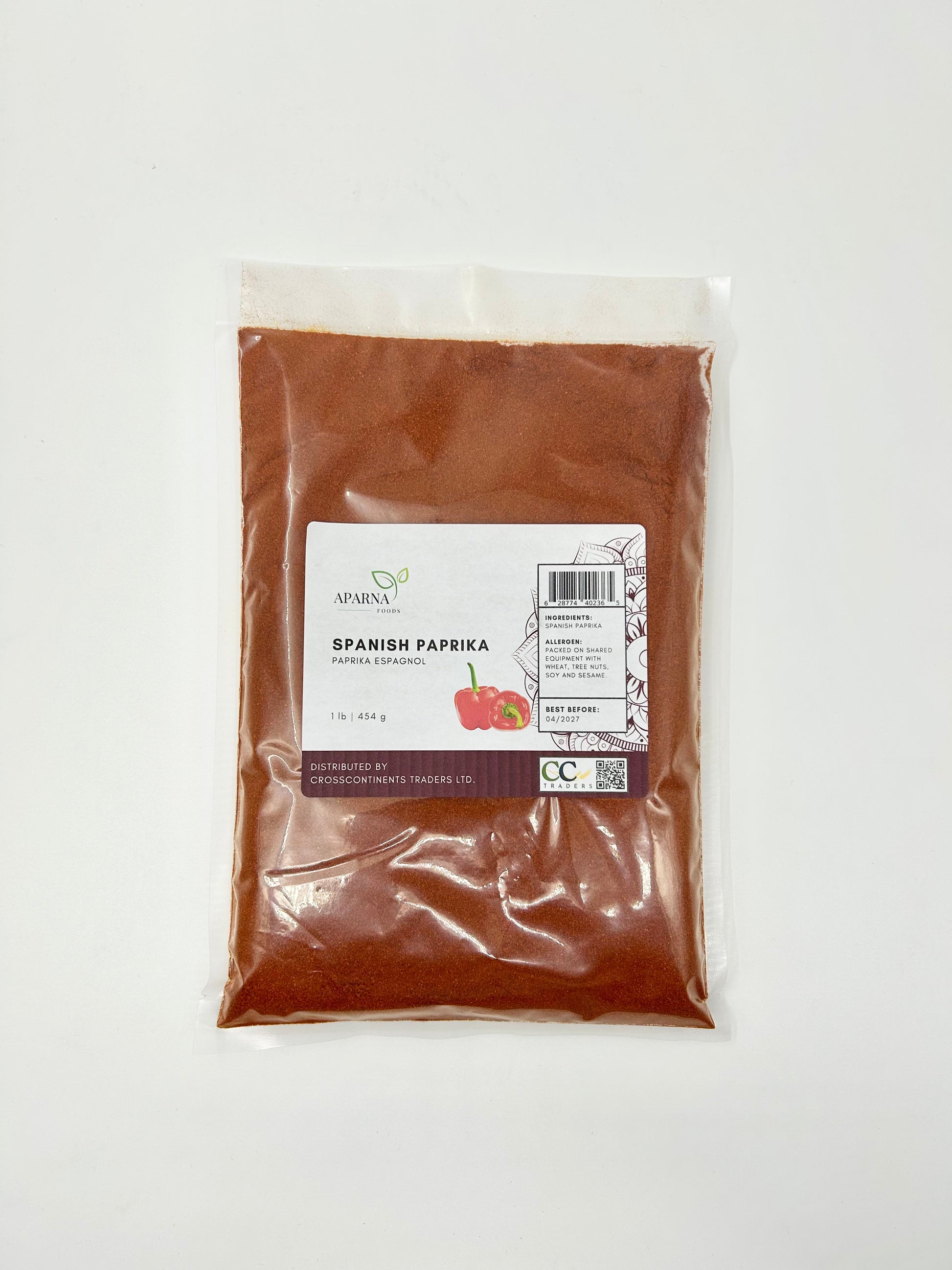 Spanish paprika 1 lb premium paprika powder by Aparna Foods in Canada
