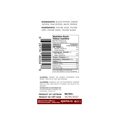 Rainbow Peppercorns 1lb