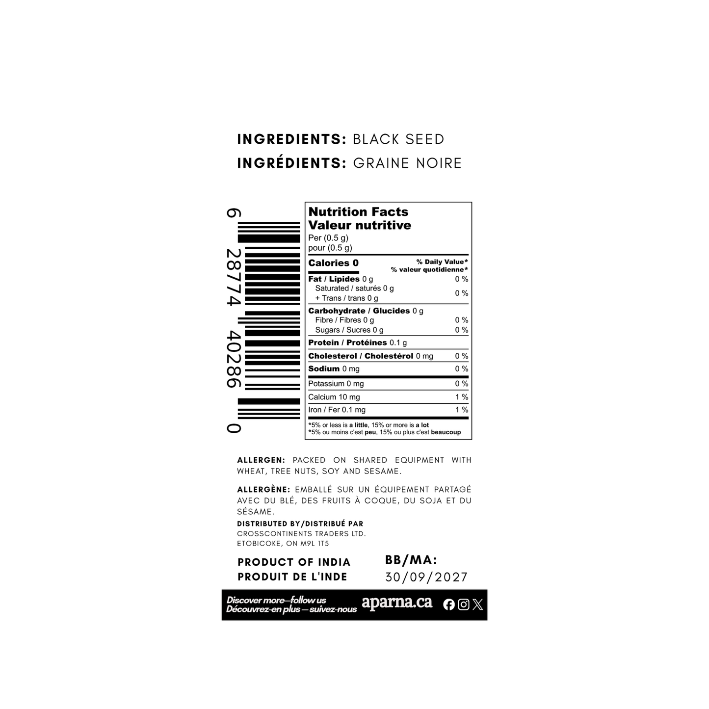 Black Seed 575g